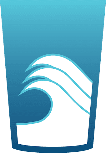 stage 3 marker - a cup of water with a 3 wave icons