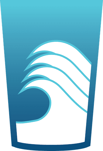 stage 4 marker - a cup of water with a 4 wave icons